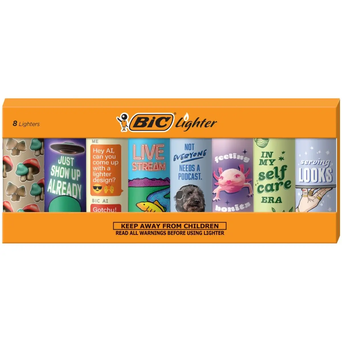 BIC Special Edition Rotating Trends Series Maxi Pocket Lighters