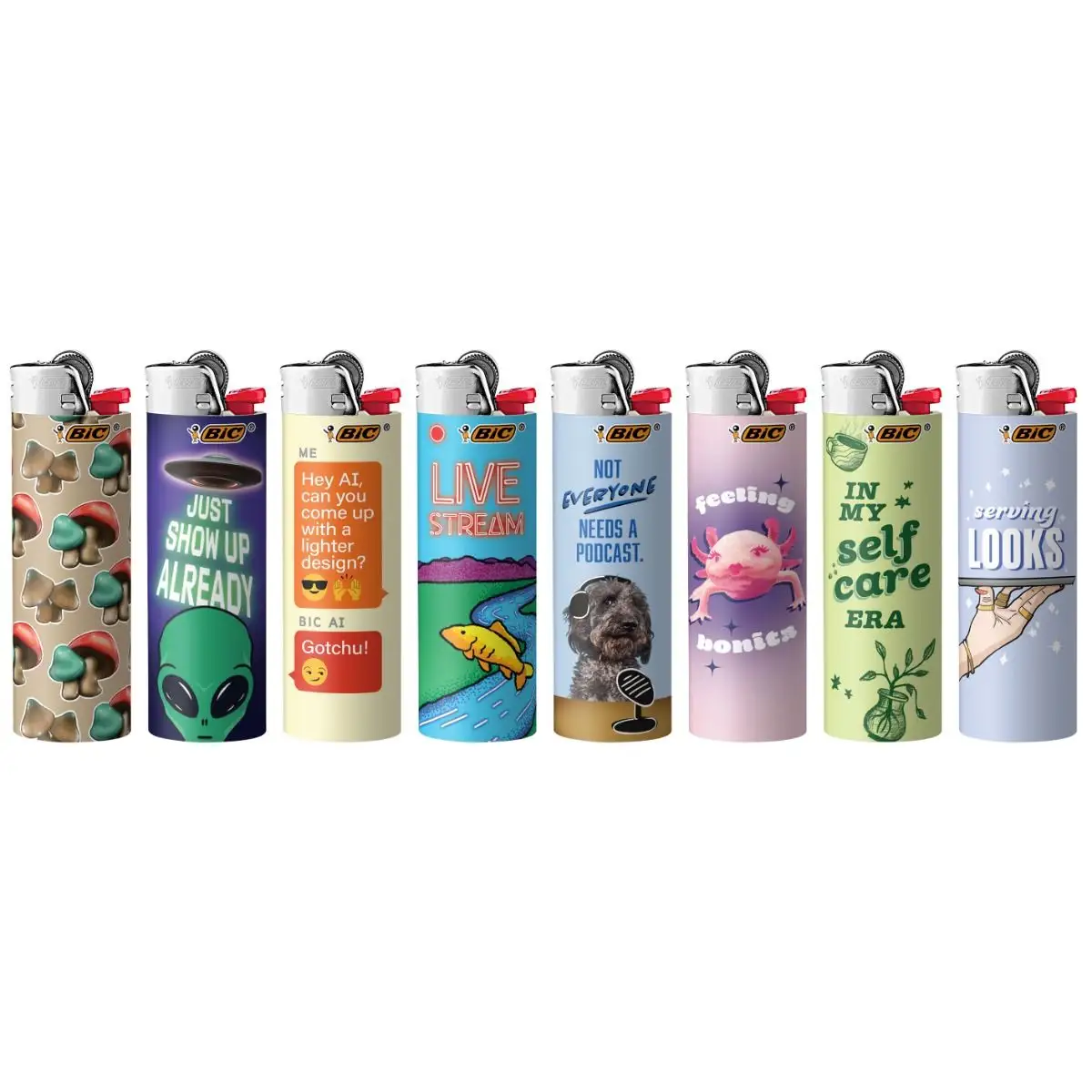BIC Special Edition Rotating Trends Series Maxi Pocket Lighters