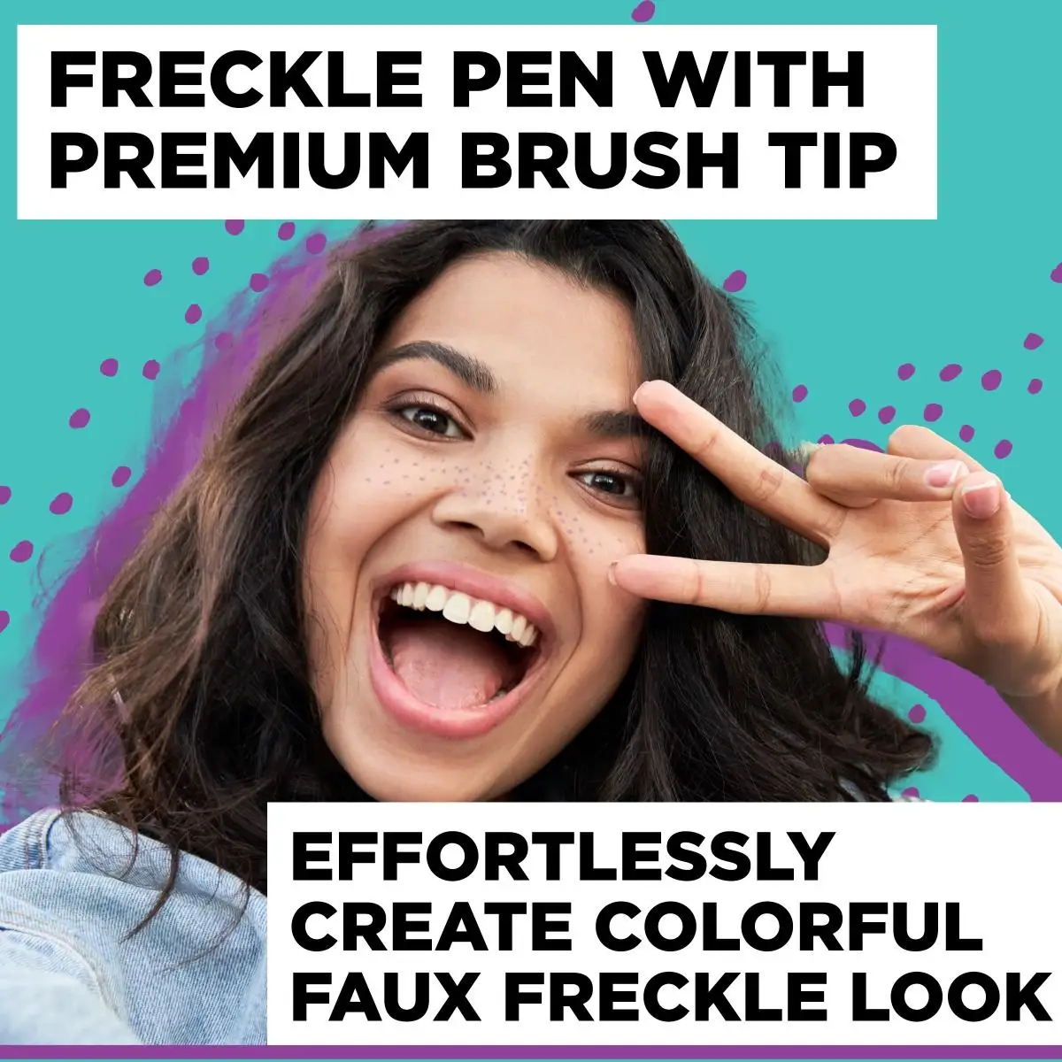 BodyMark Color Freckle Faux Freckle Pen Set, Soft Brush Tip, Green and Purple, Cosmetic Quality Freckle Pens for Skin 4 BodyMark Color Freckle Faux Freckle Pen Set, Soft Brush Tip, Green and Purple, Cosmetic Quality Freckle Pens for Skin