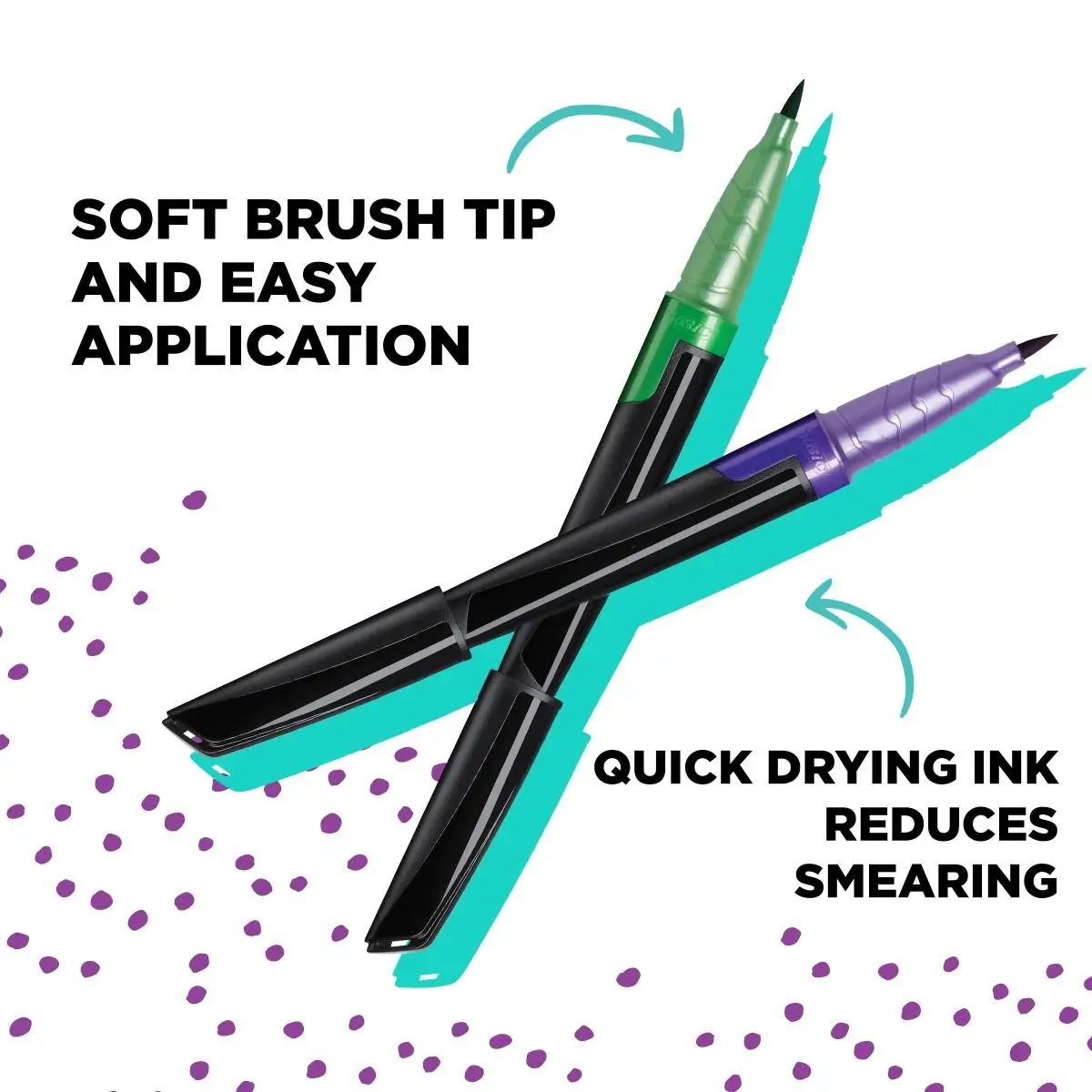 BodyMark Color Freckle Faux Freckle Pen Set, Soft Brush Tip, Green and Purple, Cosmetic Quality Freckle Pens for Skin 5 BodyMark Color Freckle Faux Freckle Pen Set, Soft Brush Tip, Green and Purple, Cosmetic Quality Freckle Pens for Skin