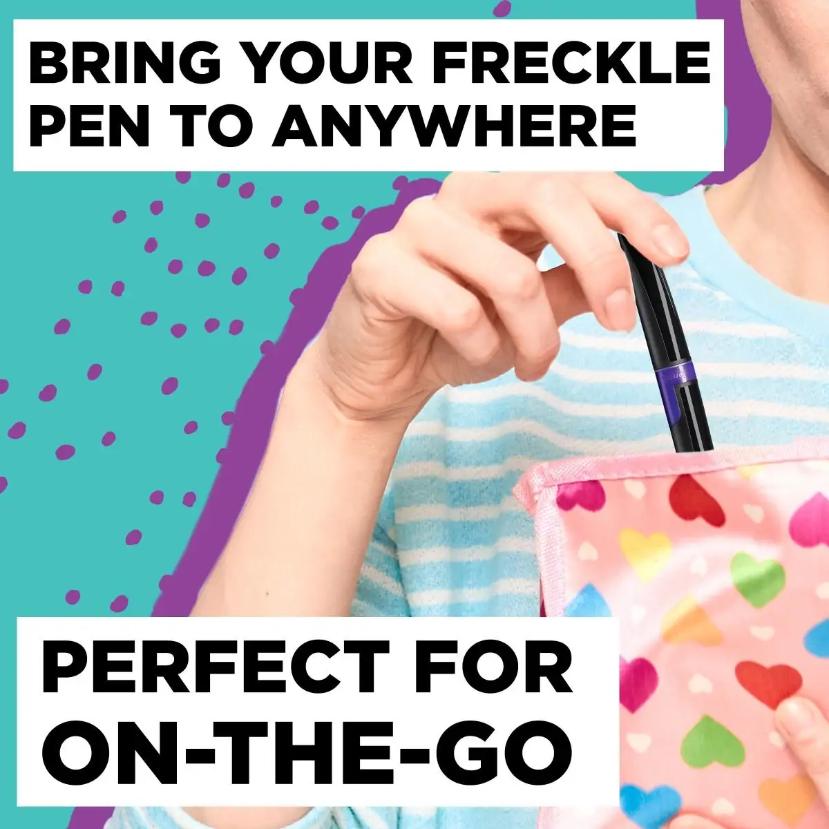 BodyMark Color Freckle Faux Freckle Pen Set, Soft Brush Tip, Green and Purple, Cosmetic Quality Freckle Pens for Skin 6 BodyMark Color Freckle Faux Freckle Pen Set, Soft Brush Tip, Green and Purple, Cosmetic Quality Freckle Pens for Skin