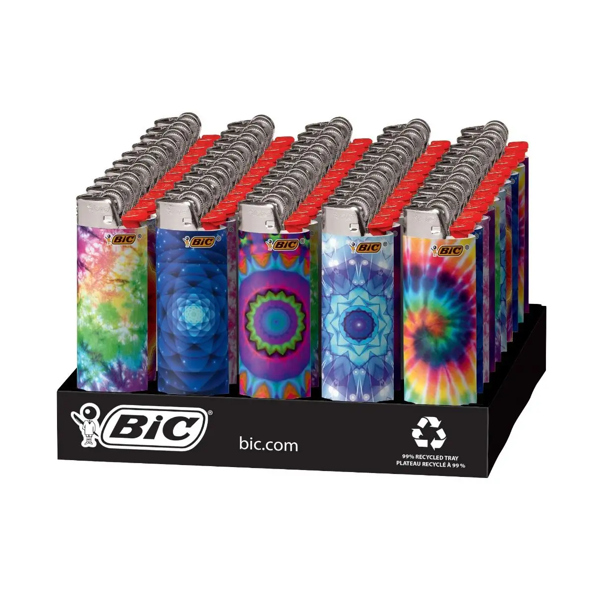 BIC Special Edition Psychedelic Series Maxi Pocket Lighters